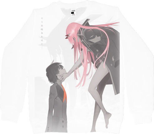 Men's Sweatshirt 3D - Милый во Франксе / Darling in the FranXX 2 - Mfest