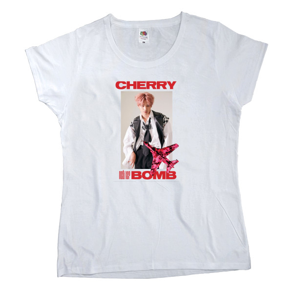 Women's T-shirt Fruit of the loom - Taeyong cherry bomb - Mfest