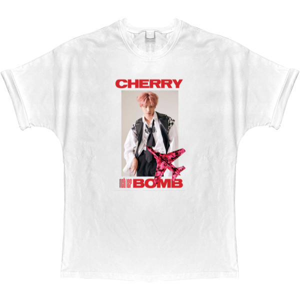 Футболка Оверсайз - Taeyong cherry bomb - Mfest