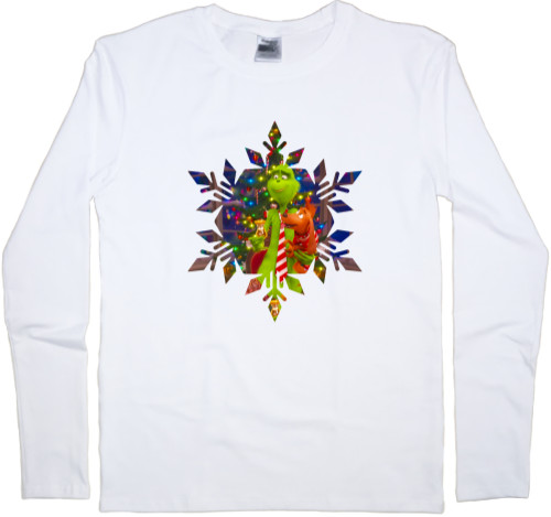 Men's Longsleeve Shirt - New Year Grinch 4 - Mfest