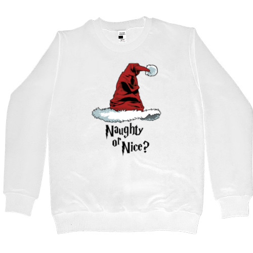 Men’s Premium Sweatshirt - Naughty Or Nice (Harry Potter) - Mfest