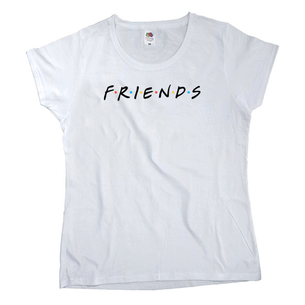 Women's T-shirt Fruit of the loom - Friends logo - Mfest