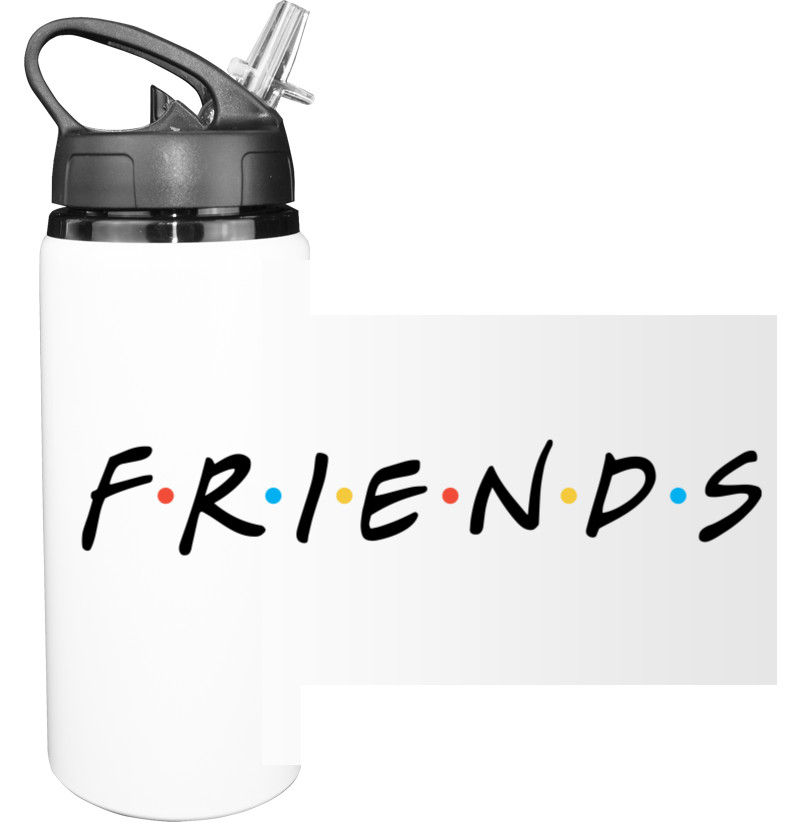 Бутылка для воды - Friends logo - Mfest