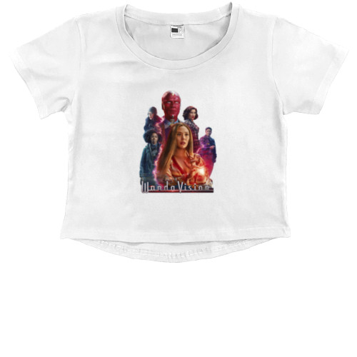 Kids' Premium Cropped T-Shirt - Wandavision / ВандаВижен 4 - Mfest