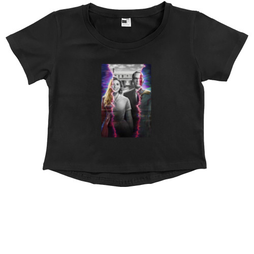 Kids' Premium Cropped T-Shirt - Wandavision / ВандаВижен 3 - Mfest