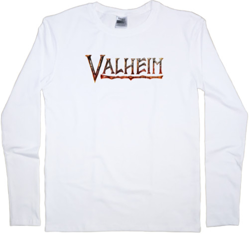 Футболка з Довгим Рукавом Чоловіча - Valheim logo - Mfest