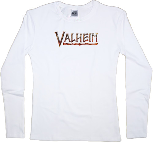 Лонгслив Женский - Valheim logo - Mfest