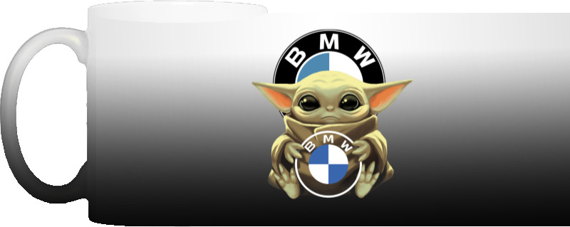 Baby Yoda with BMW