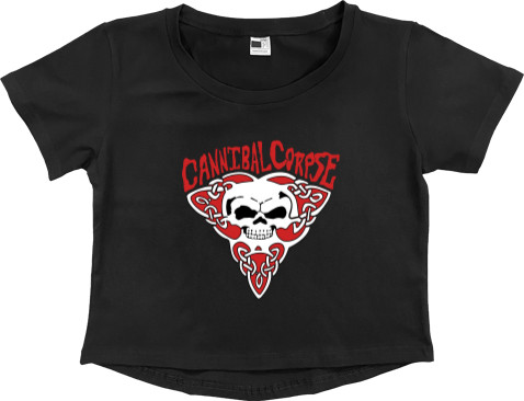 Women's Cropped Premium T-Shirt - Cannibal Corpse 3 - Mfest