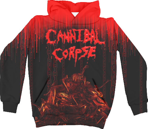 Kids' Hoodie 3D - Cannibal Corpse 2 - Mfest