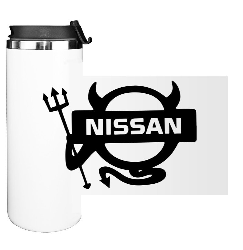 Water Bottle on Tumbler - Nissan Logo 3 - Mfest