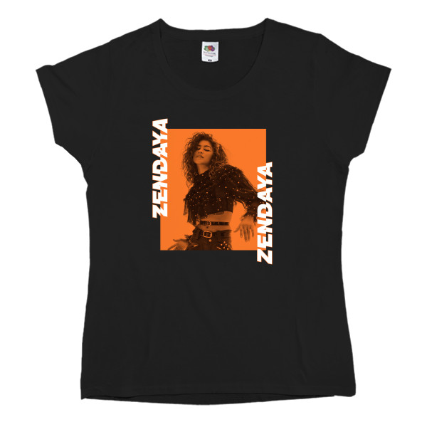 Women's T-shirt Fruit of the loom - Зендея / Zendaya 4 - Mfest