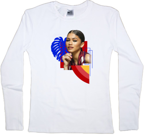 Women's Longsleeve Shirt - Зендея / Zendaya 3 - Mfest