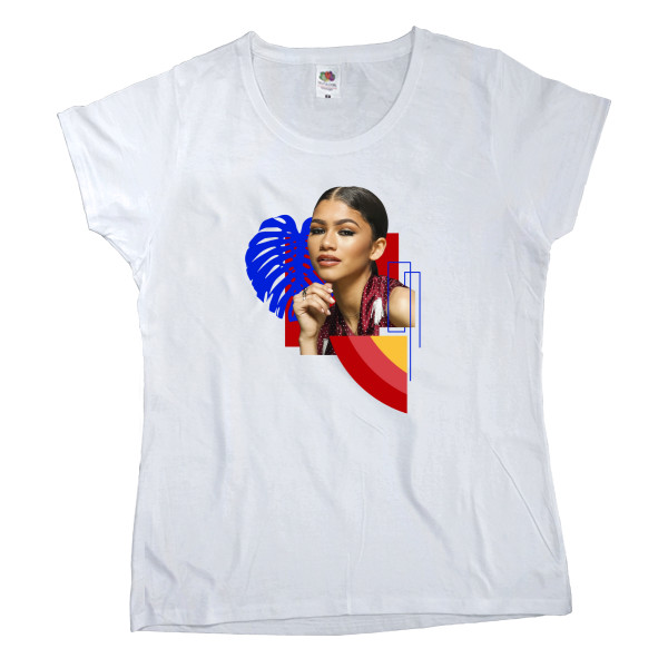 Women's T-shirt Fruit of the loom - Зендея / Zendaya 3 - Mfest