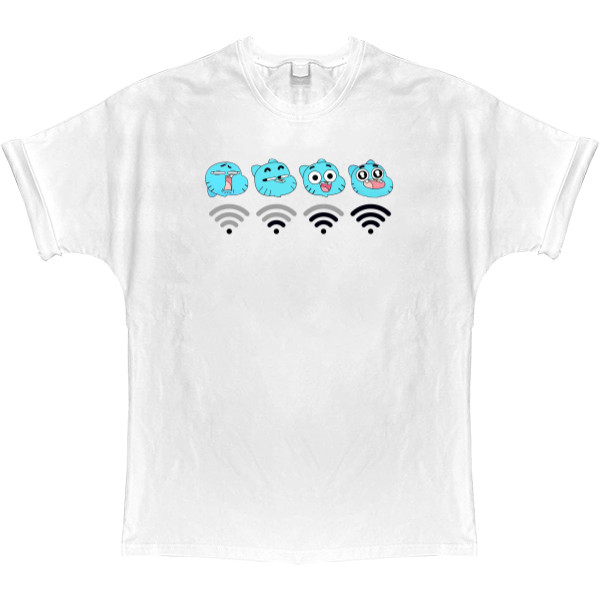 T-shirt Oversize - Гамбол Wi-Fi - Mfest