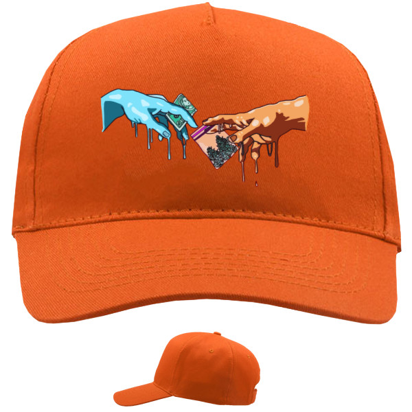 Baseball Caps - 5 panel - Руки Микеланджело - Mfest