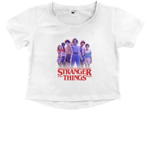 Kids' Premium Cropped T-Shirt - Stranger Things 10 - Mfest