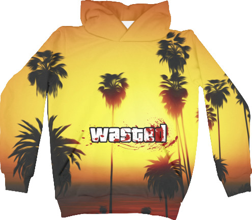 Unisex Hoodie 3D - GTA Wasted - Mfest