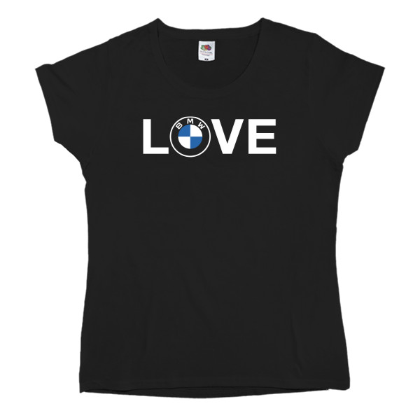 Women's T-shirt Fruit of the loom - Love BMW - Mfest