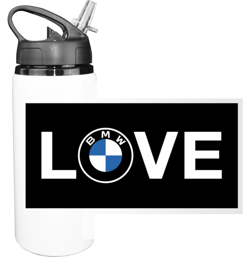 Бутылка для воды - Love BMW - Mfest