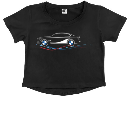 Kids' Premium Cropped T-Shirt - BMW 4 - Mfest