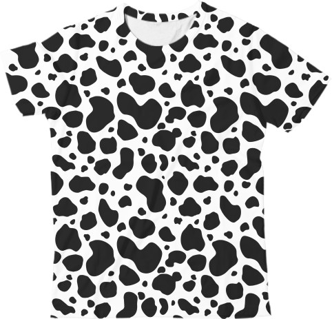 Kids' T-Shirt 3D - Cow Pattern - Mfest