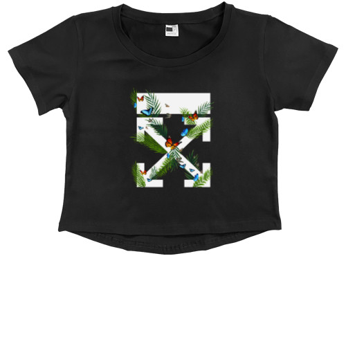 Kids' Premium Cropped T-Shirt - Off White 7 - Mfest