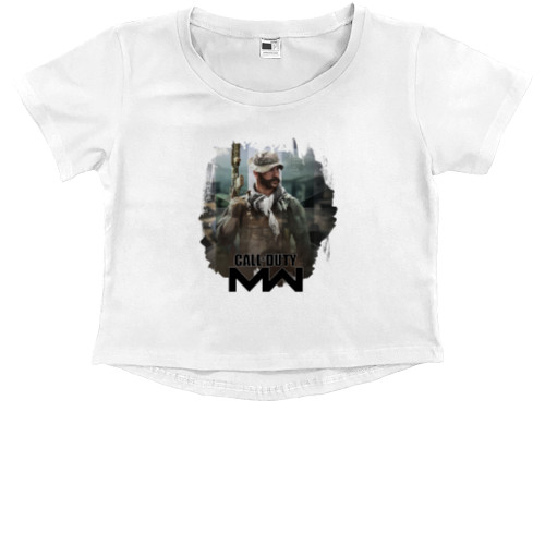 Kids' Premium Cropped T-Shirt - Call of Duty: Modern warfare 2 - Mfest