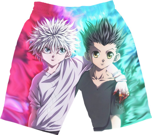 Шорты 3D Мужские - Hunter × Hunter / Охотник х Охотник - Mfest