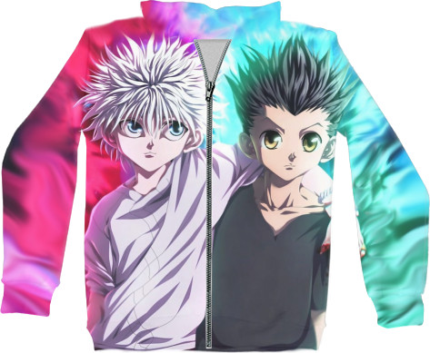 Unisex Zip-through Hoodie 3D - Hunter × Hunter / Охотник х Охотник - Mfest