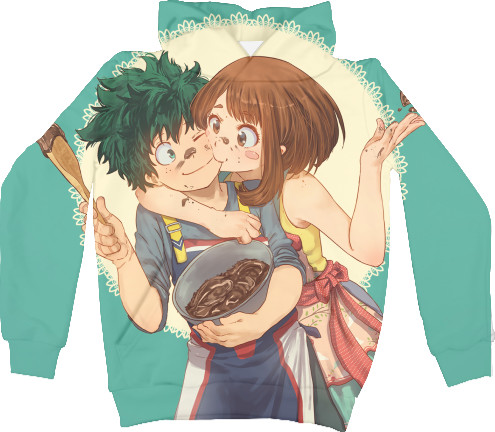 Kids' Hoodie 3D - Моя геройская академия /Boku no Hero Academia 2 - Mfest