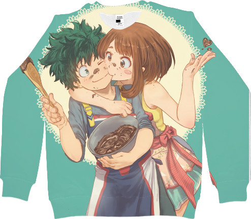 Kids' Sweatshirt 3D - Моя геройская академия /Boku no Hero Academia 2 - Mfest