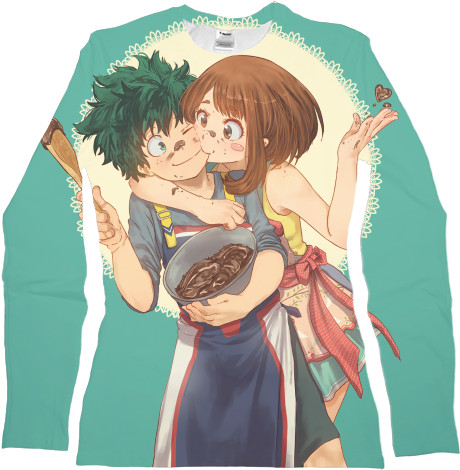 Women's Longsleeve Shirt 3D - Моя геройская академия /Boku no Hero Academia 2 - Mfest