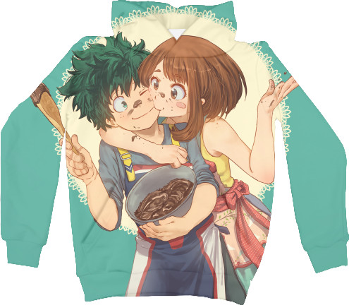 Unisex Hoodie 3D - Моя геройская академия /Boku no Hero Academia 2 - Mfest