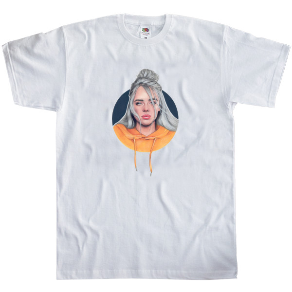 Men's T-Shirt Fruit of the loom - Billie Eilish Art - Mfest