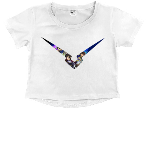 Kids' Premium Cropped T-Shirt - Code Geass / Код Гиас - Mfest