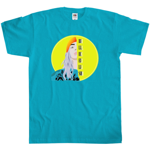 Men's T-Shirt Fruit of the loom - Billie Eilish Art 2 - Mfest