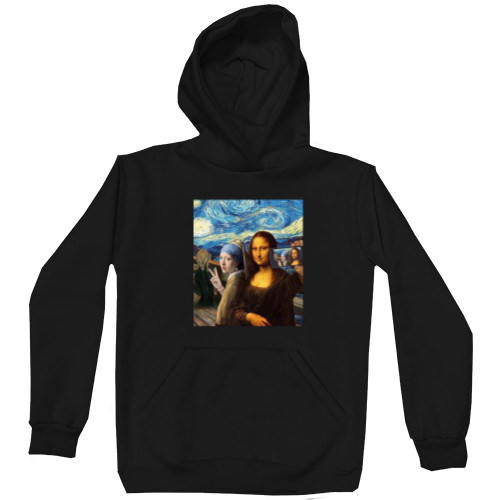 Unisex Hoodie - Мона Лиза Селфи - Mfest