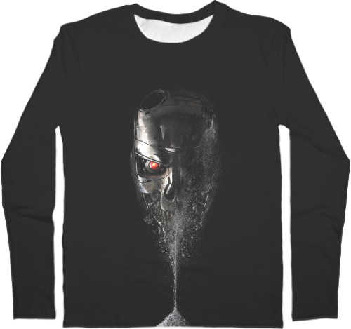 Men's Longsleeve Shirt 3D - Терминатор / The Terminator 2 - Mfest