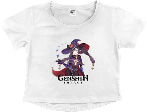 Women's Cropped Premium T-Shirt - Genshin Impact - Mfest