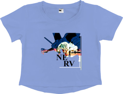 Women's Cropped Premium T-Shirt - Evangelion / Евангелион 7 - Mfest