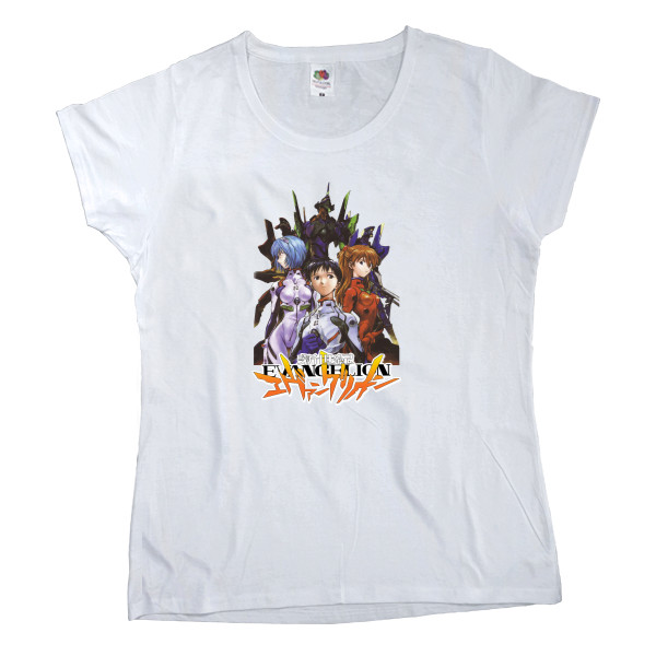 Women's T-shirt Fruit of the loom - Evangelion / Евангелион 6 - Mfest