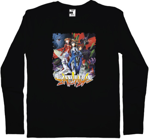 Men's Longsleeve Shirt - Evangelion / Евангелион 5 - Mfest