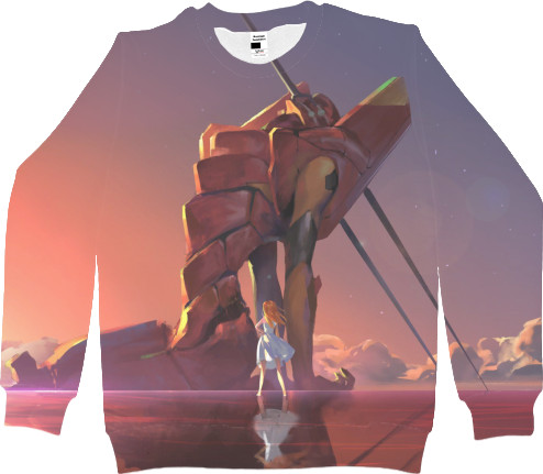 Men's Sweatshirt 3D - Evangelion / Евангелион 2 - Mfest