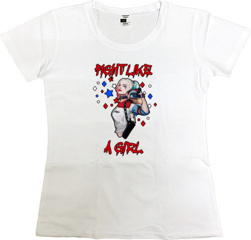 Women's Premium T-Shirt - Харли Квинн / Harley Quinn 4 - Mfest