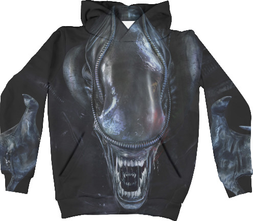 Kids' Hoodie 3D - Чужой - Mfest