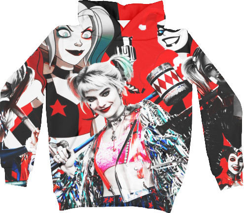 Kids' Hoodie 3D - Харли Квинн / Harley Quinn - Mfest