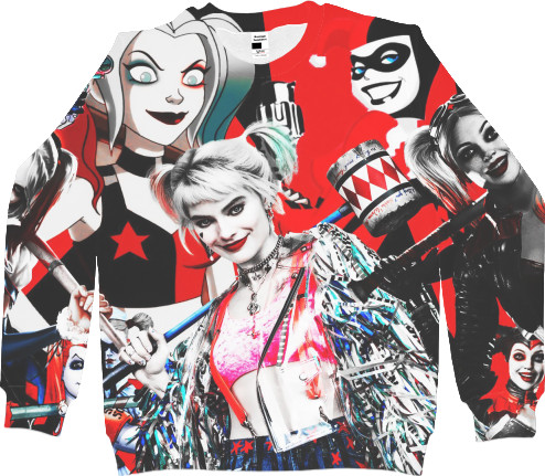 Men's Sweatshirt 3D - Харли Квинн / Harley Quinn - Mfest