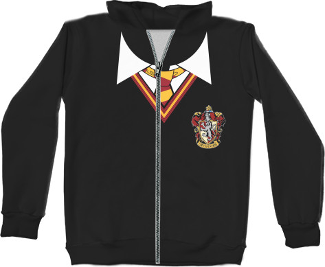 Kids' Zip-through Hoodie 3D - Гарри Поттер / Harry Potter 3 - Mfest