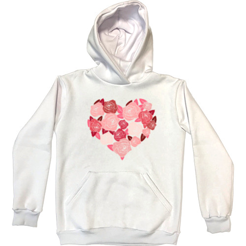 Kids' Premium Hoodie - Heart of roses - Mfest